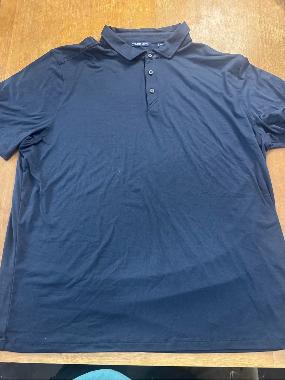 Cutter & Buck Navy Short-Sleeve Polo